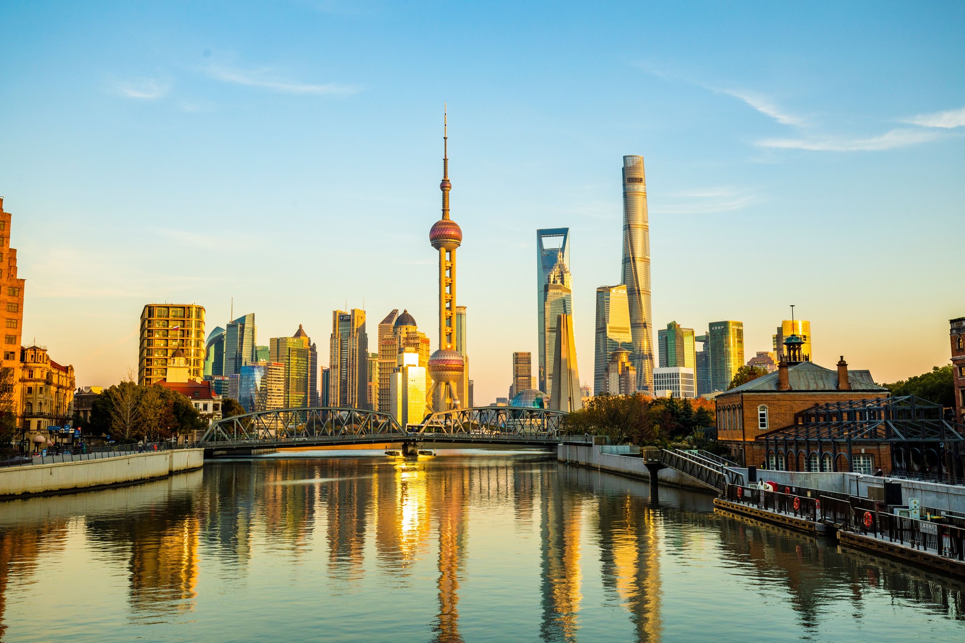 shanghai sunset