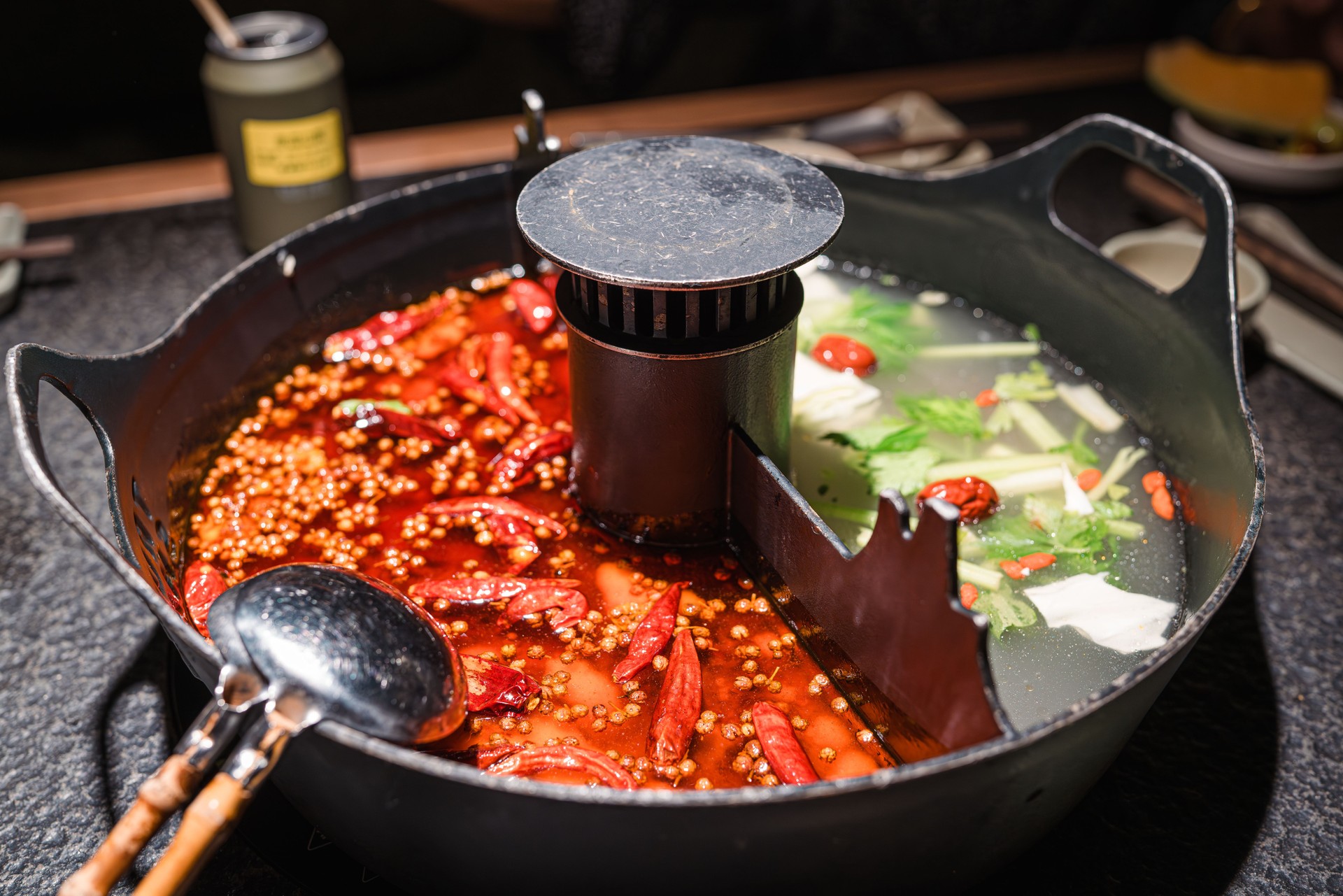 Sichuan Mandarin duck hot pot